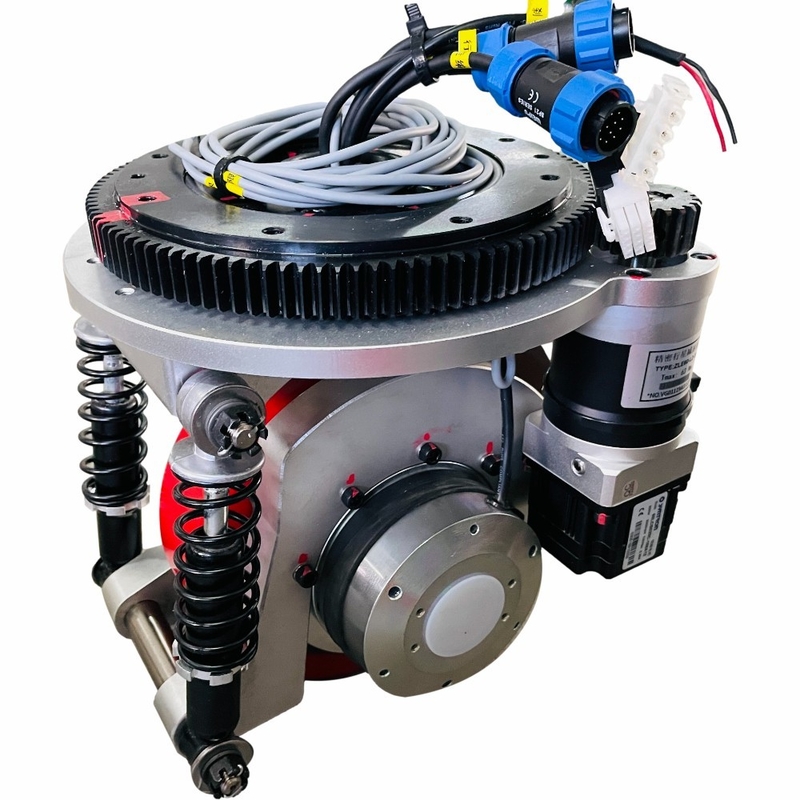 200mm Antriebsrad doppelter Stützelektroantrieb industrielle Räder für AGV-Roboter