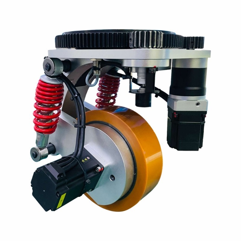 CER genehmigte horizontale Roboter-Antriebsräder fährt AGV-Gabelstapler